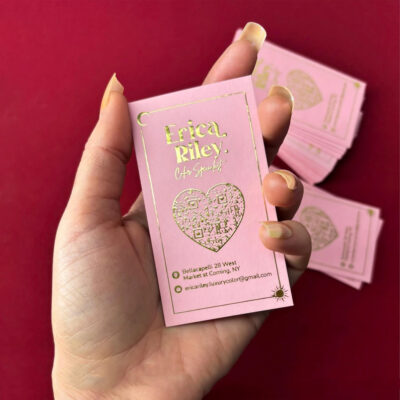 Golden Foiling Business Card