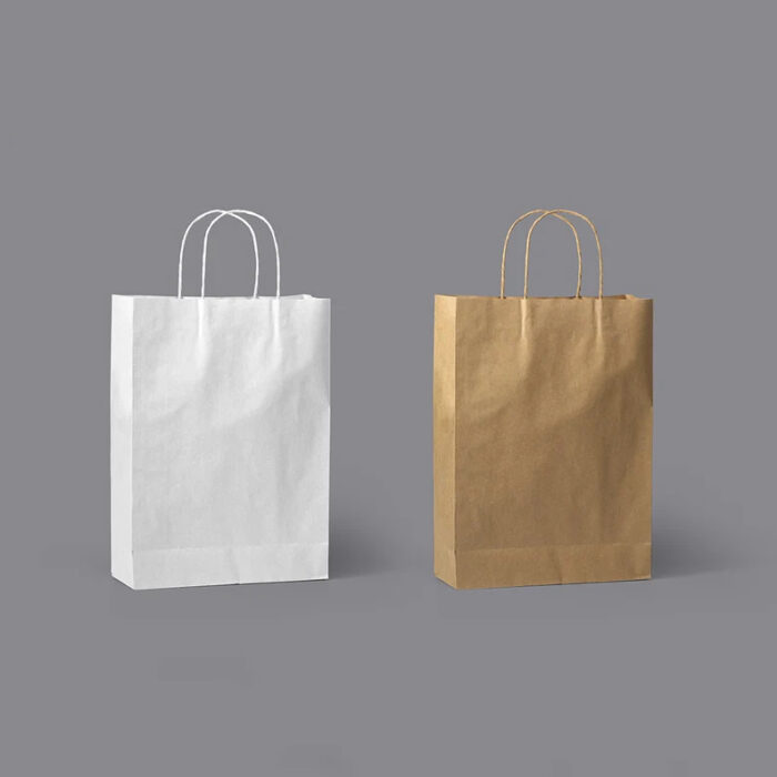 Craft Paper Bag 1 Color - Image 2