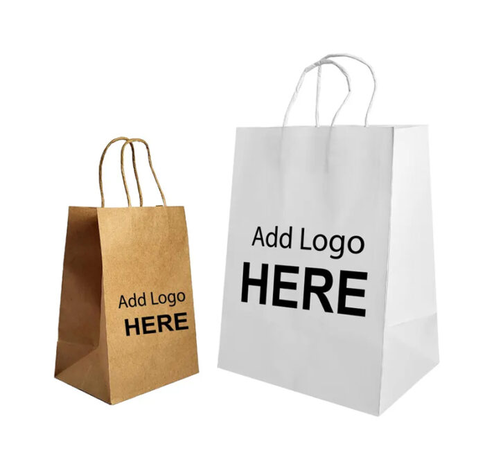 Craft Paper Bag 1 Color - Image 4