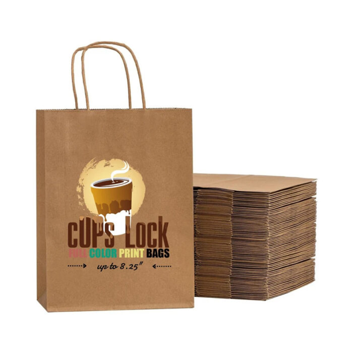 Craft Paper Bag full color - Image 3